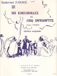 Six barcarolles et cinq impromptus