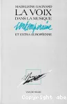 La voix dans la musique contemporaine et extra-européenne vignette