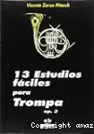 13 estudios faciles para trompa : op.3 vignette