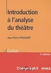Introduction à l'analyse du théâtre vignette