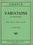 Variations on a theme by Rossini : for flute and piano vignette