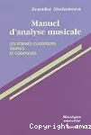 Manuel d'analyse musicale : les formes classiques simples et complexes vignette