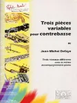 Trois pièces variables pour contrebasse : Trois niveaux différents avec le même accompagnement de piano vignette