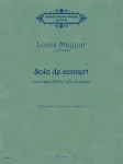 Solo de concert : pour saxophone alto et piano vignette