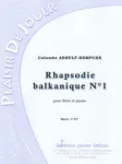 Rhapsodie balkanique n° 1 : pour flûte et piano vignette