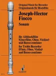 Sonate : für Altblockflöte (Querflöte, Oboe, Violine) und Basso continuo vignette