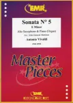Sonata n° 5, E minor : clarinet & piano (organ) vignette