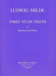 Three study pieces : for bassoon and piano vignette