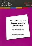Three pieces : for saxophone Eb and piano vignette