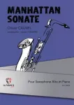 Manhattan sonate : pour saxophone alto et piano vignette