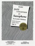 Basic jazz conception, vol. 2 : for saxophone vignette