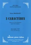 3 caractères : pièce en 3 mouvements pour cor et piano vignette