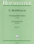 60 ausgewählte Etüden, Heft 1 : für Horn vignette