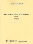Vingt-quatre pièces en style libre op.31, vol. 2 (nos. 13 à 24) : pour orgue ou harmonium vignette