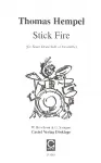 Stick fire : for snare drum solo or ensemble vignette