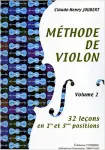 Méthode de violon, vol. 2 : 32 leçons en 1re et 3e positions vignette