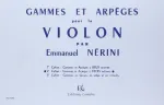 Gammes et arpèges à trois octaves vignette
