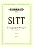 50 tägliche Übungen für die linke Hand, op. 98 : Violine vignette