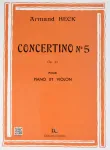 Concertino n° 5 op. 42 : pour piano et violon vignette
