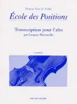 Ecole des positions : transcription pour l'alto vignette