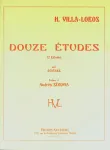 Douze études : pour guitare vignette