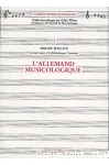 L'allemand musicologique vignette