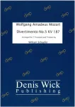 Divertimento No. 5 K.187 : arranged for 7trumpets ant timpani vignette