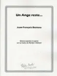 Un ange reste... : mélodie pour mezzo-soprano et piano vignette