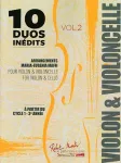 10 duos inédits, vol. 2 : pour violon & violoncelle vignette