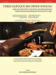 Three baroque recorder sonatas for treble recorder and basso continuo or piano (cembalo) vignette