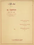 24 caprices op. 26 dédiés aux amateurs vignette