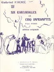 Six barcarolles et cinq impromptus vignette