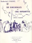 Six barcarolles et cinq impromptus